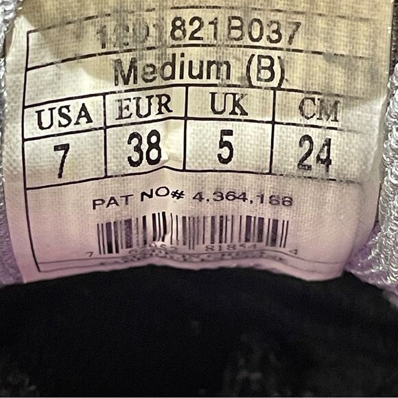 Brooks Ravenna 6 Retro Running Sneaker Size 7 Silver Purple Dad Gym Shoe Trainer - Picture 8 of 11